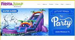 Desktop Screenshot of fiestajumprentals.com